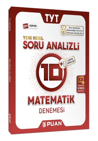 Puan Yayınları TYT Matematik Soru Analizli 10+1 Deneme