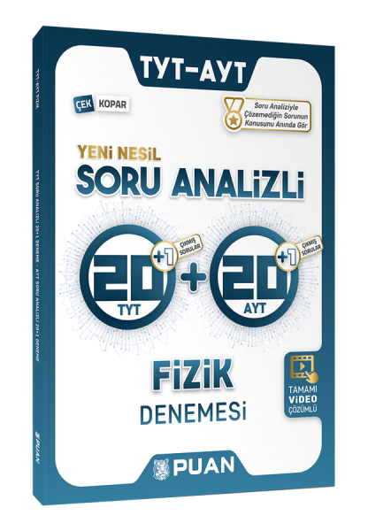 Puan Yayınları TYT AYT Fizik 42 Deneme